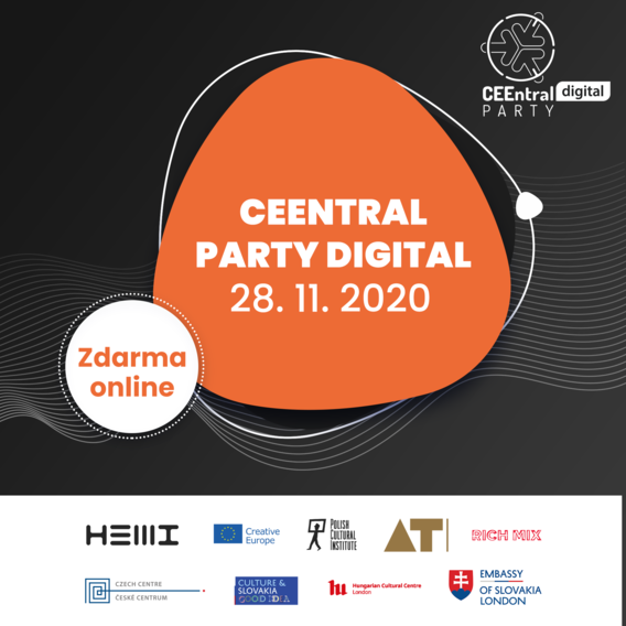 Pozvánka na hudební online konferenci CEEntral Party Digital